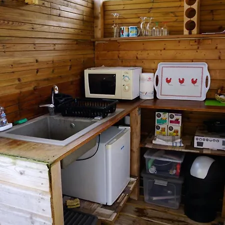 Cabane en bois climatisée Fronsac  Extérieur photo