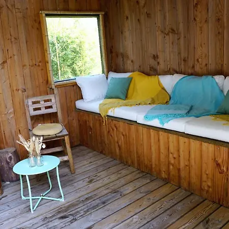 Cabane en bois climatisée Fronsac  Extérieur photo