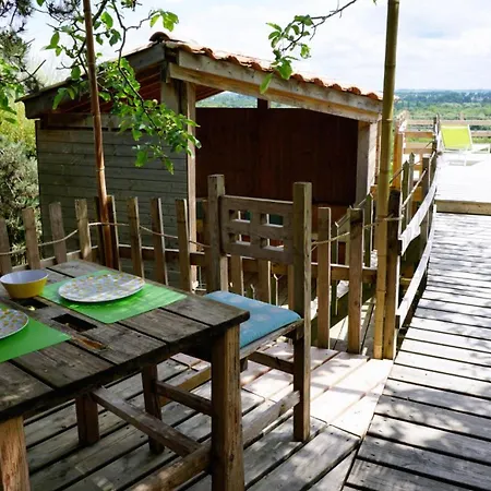 Cabane en bois climatisée Fronsac  Extérieur photo